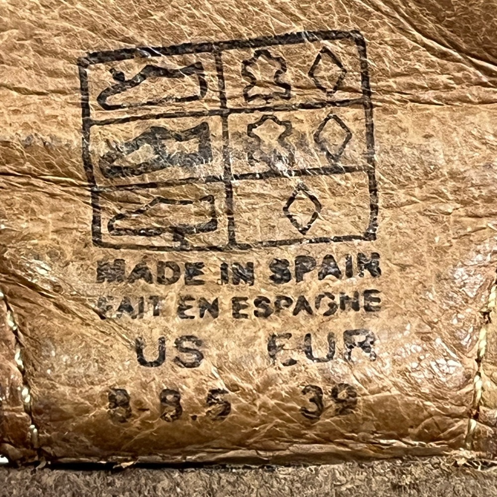 Taos Trulie Sandals Women’s 8-8.5/39 Cork Footbed Woven Leather Straps - Picture 10 of 11